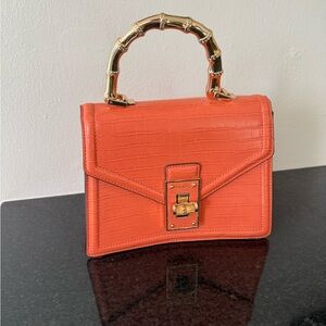 Aldo Mini Bag with Gold Handle